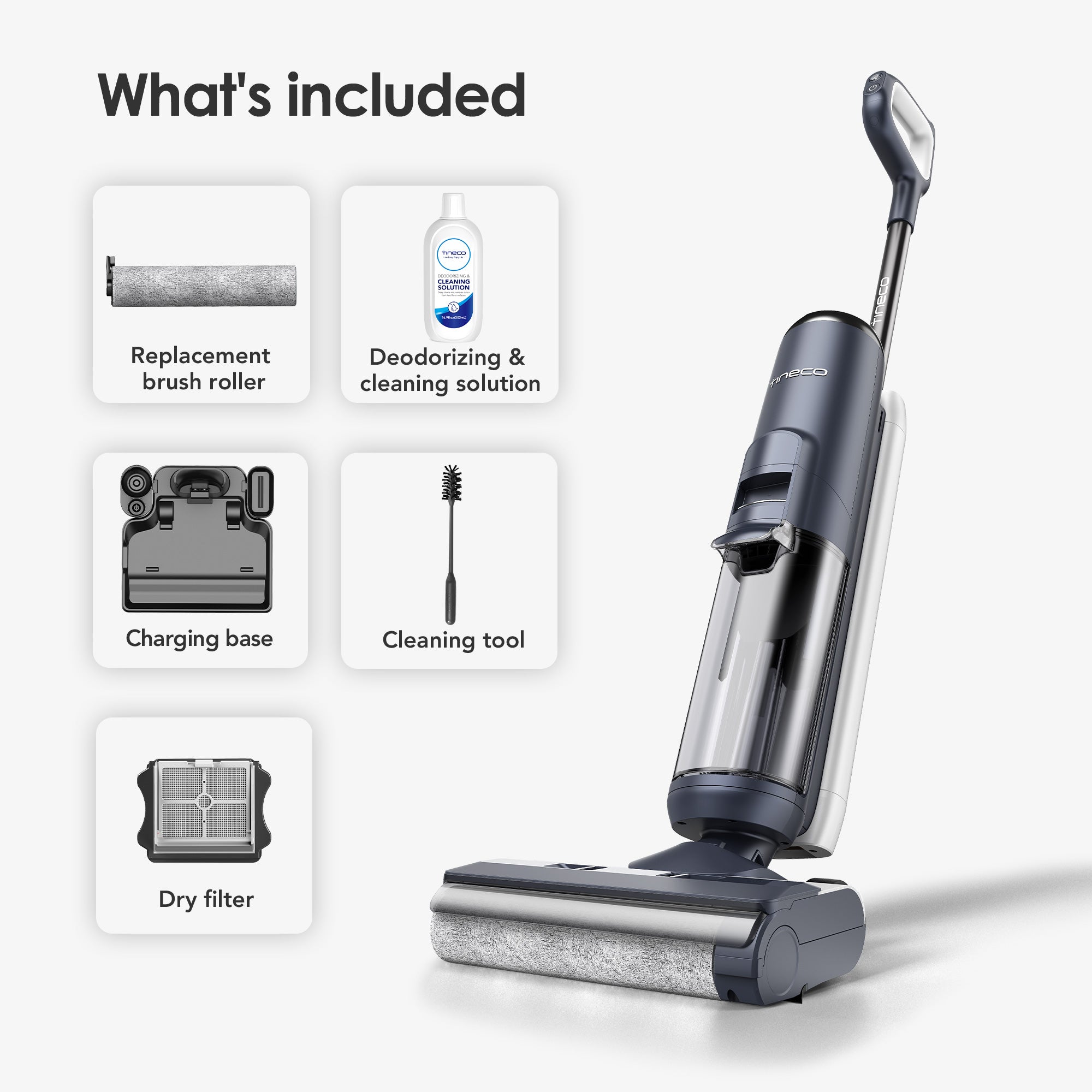Tineco FLOOR ONE S5  Cordless, Lightweight, Smart Wet/Dry Vacuum Cleaner