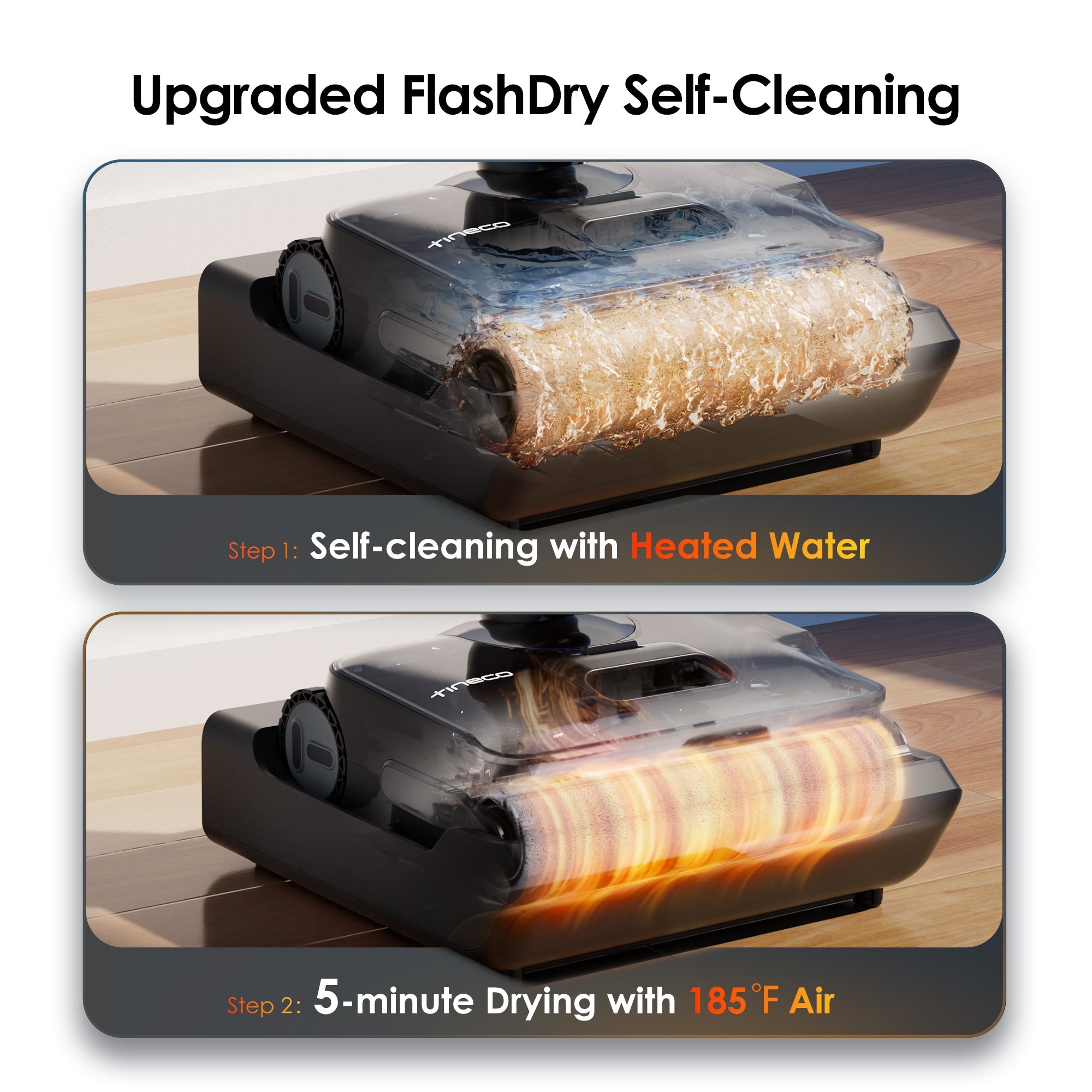 Tineco FLOOR ONE i6 Stretch Cordless Wet Dry Vacuum Cleaner Wet Dry Vacuum Cleaner