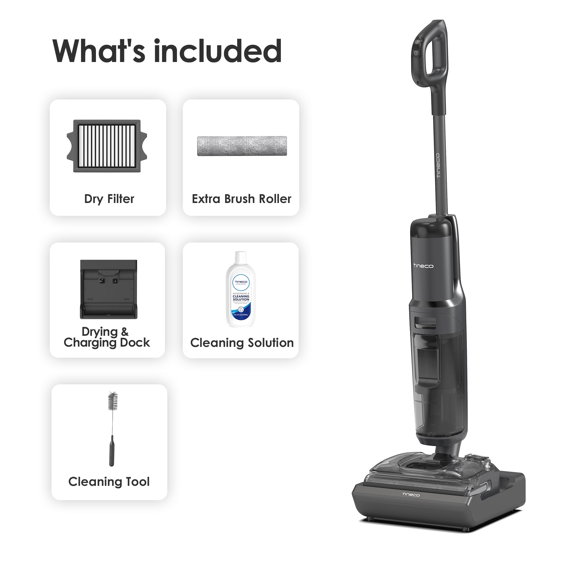 Tineco FLOOR ONE S7 Stretch Ultra Cordless Wet Dry Vacuum Cleaner 大货