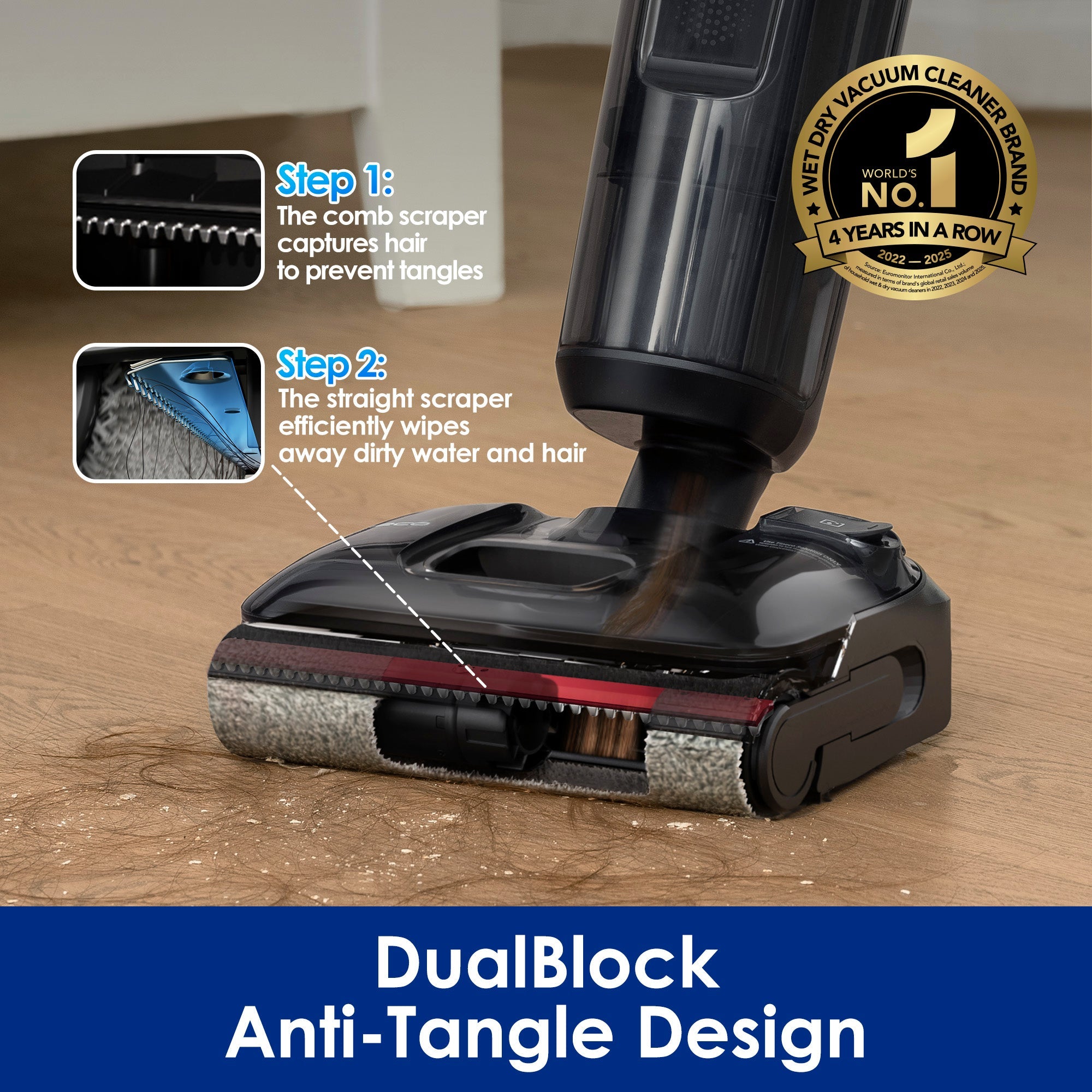 Tineco FLOOR ONE S7 Stretch Ultra Cordless Wet Dry Vacuum Cleaner Wet Dry Vacuum Cleaner