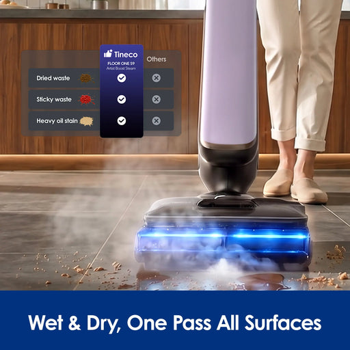 Tineco Floor One S9 Artist Boost Steam Wet and Dry Vacuum Wet Dry Vacuum Cleaner