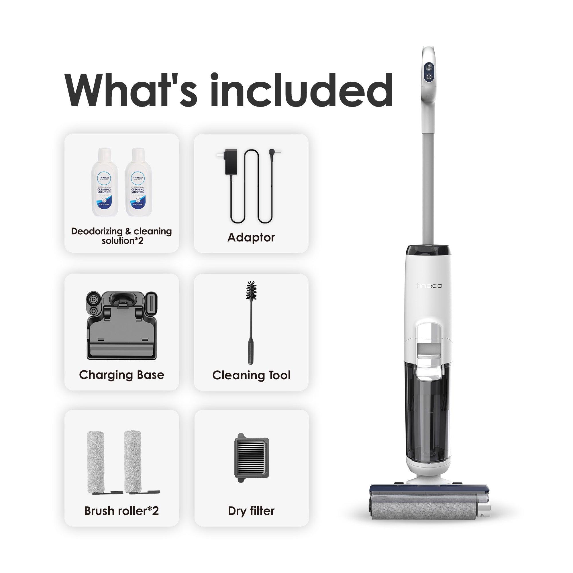 Tineco iFLOOR 5 Breeze Complete Cordless Wet Dry Vacuum Cleaner 大货