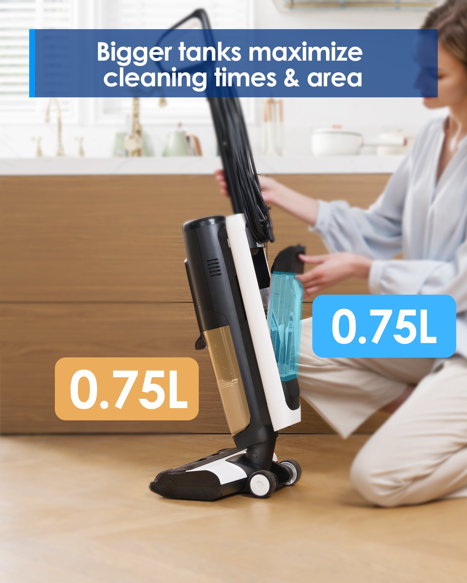Tineco iFLOOR 5 Steam Corded Wet Dry Vacuum