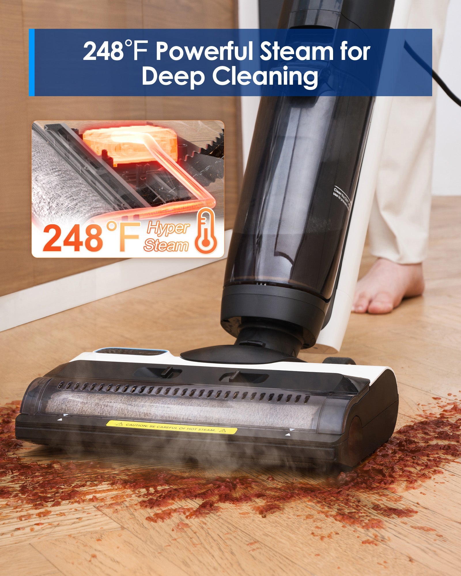 Tineco iFLOOR 5 Steam Corded Wet Dry Vacuum