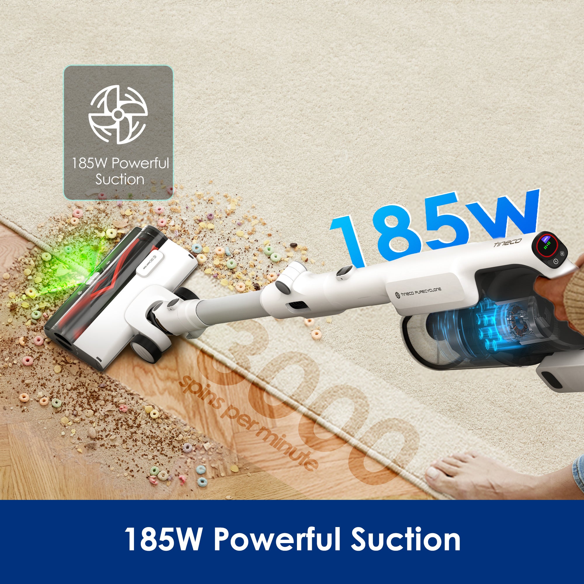 Tineco PURE ONE A50S PLUS Cordless Stick Vacuum Cleaner 大货