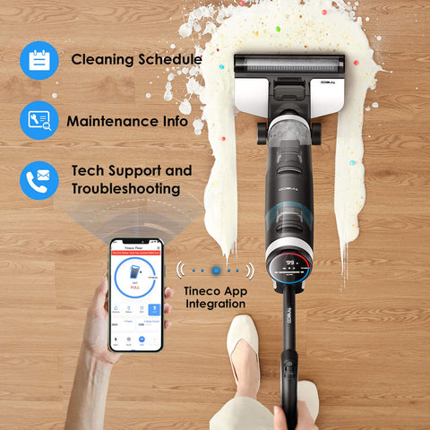  Tineco Floor ONE S3 Cordless Hardwood Floors Cleaner,  Lightweight Wet Dry Vacuum Cleaners for Multi-Surface Cleaning with Smart  Control System